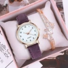 Purple watch, bracelet, gift box