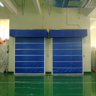 Guangdong Electric Security Fireproof Inorganic Cloth Fireproof Rolling Shutter Door Garage Engineering Fire Passage Folding Rolling Shutter Door
