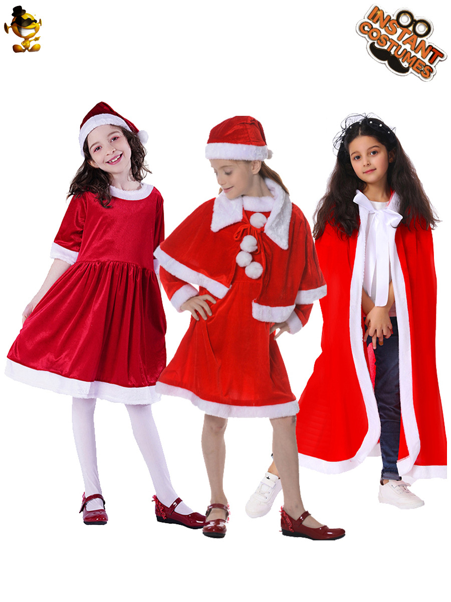 Niña de Navidad vestido de las mujeres etapa traje fiesta de disfraces image 1