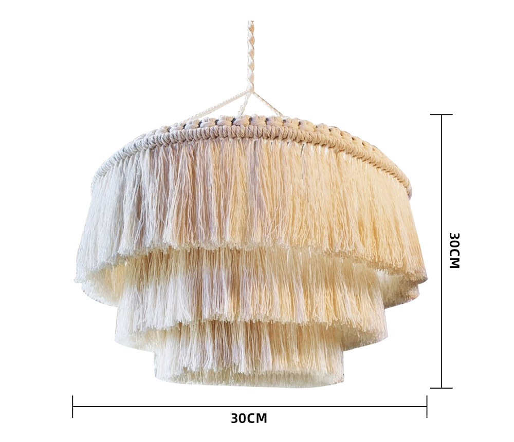Macrame Hanging Lamp Image 2