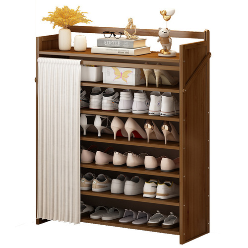 Simple dust-proof shoe rack multi-layer space-saving household economical shoe rack rental artifact free installation shoe cabinet simple
