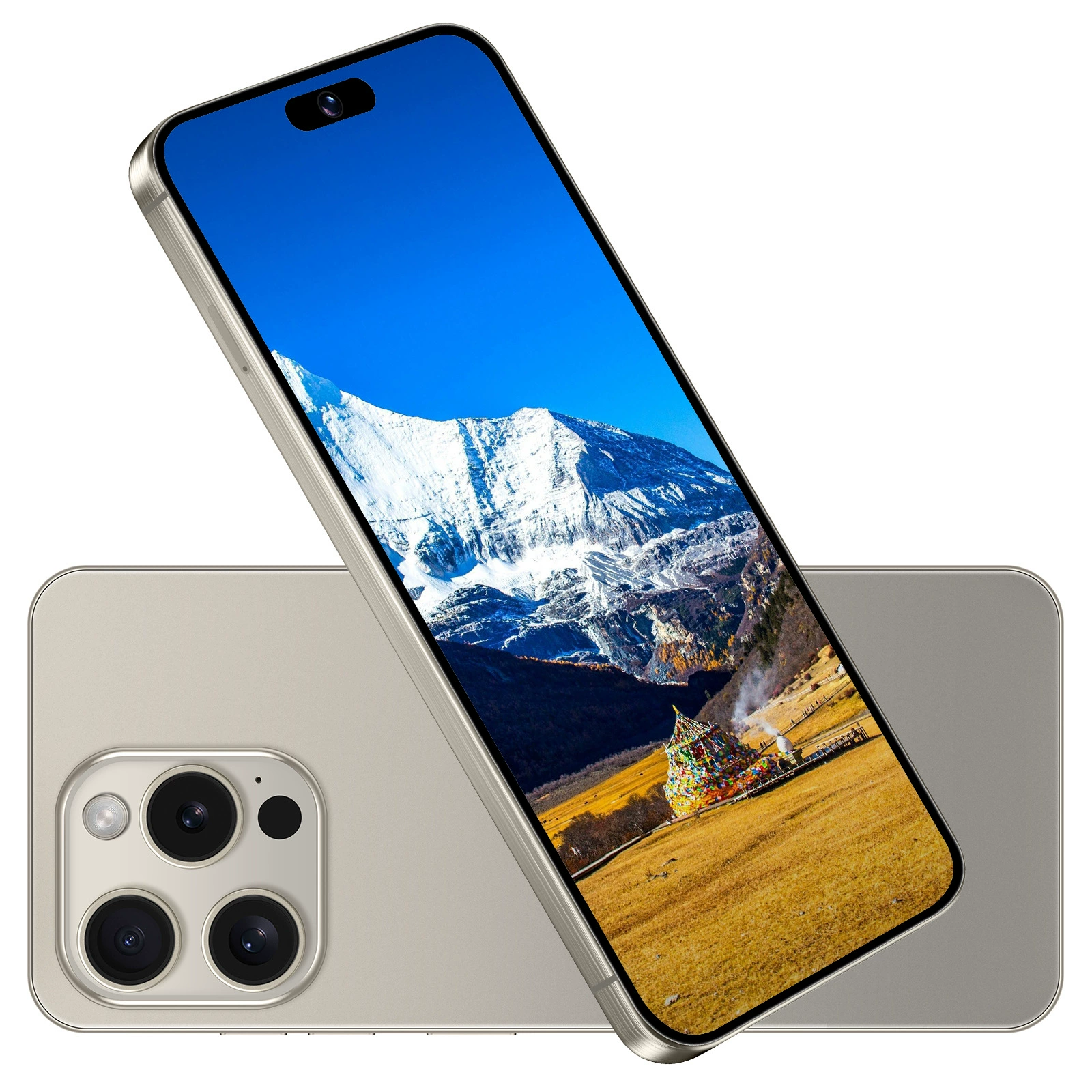 Смартфон Agile i15 Pro Max, 7.3 дюйма, 16ГБ+1ТБ, 7800 мАч, камеры 72MP+108MP
