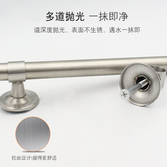 Stainless steel exposed adjustable handle wooden door simple hole spacing adjustable handle old-fashioned security door door handle