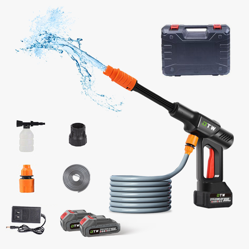 洗车机锂电水枪便携式无线清洗机户外洗车洗地浇水神器工厂直发