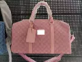 Jacquard Travel Bag Pink