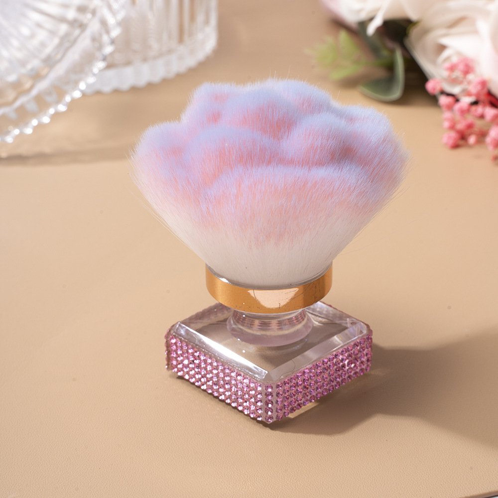 Diamantes transfronterizos de alta calidad multifunción venta caliente de un solo cepillo de polvo de manicura cepillo de base cepillo de maquillaje belleza