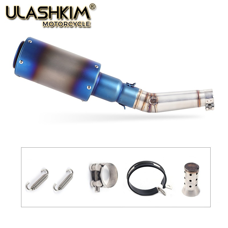 Motorcycle Exhaust Pipe Suitable for Honda Nc700 Nc750 Nc750X 12-170 Modified Middle Section Silencer
