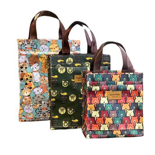 Running new waterproof lunch bag, work portable lunch box bag, snack bag, student tutoring bag, file bag, mommy bag