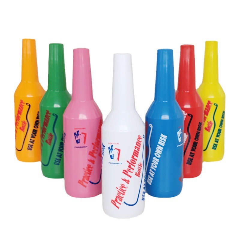 Manufacturer Wholesale Bartending Practice Bottle Plastic Throwing Bottle Bar Mixer Fancy Practice Bottle Bartending Special Tool