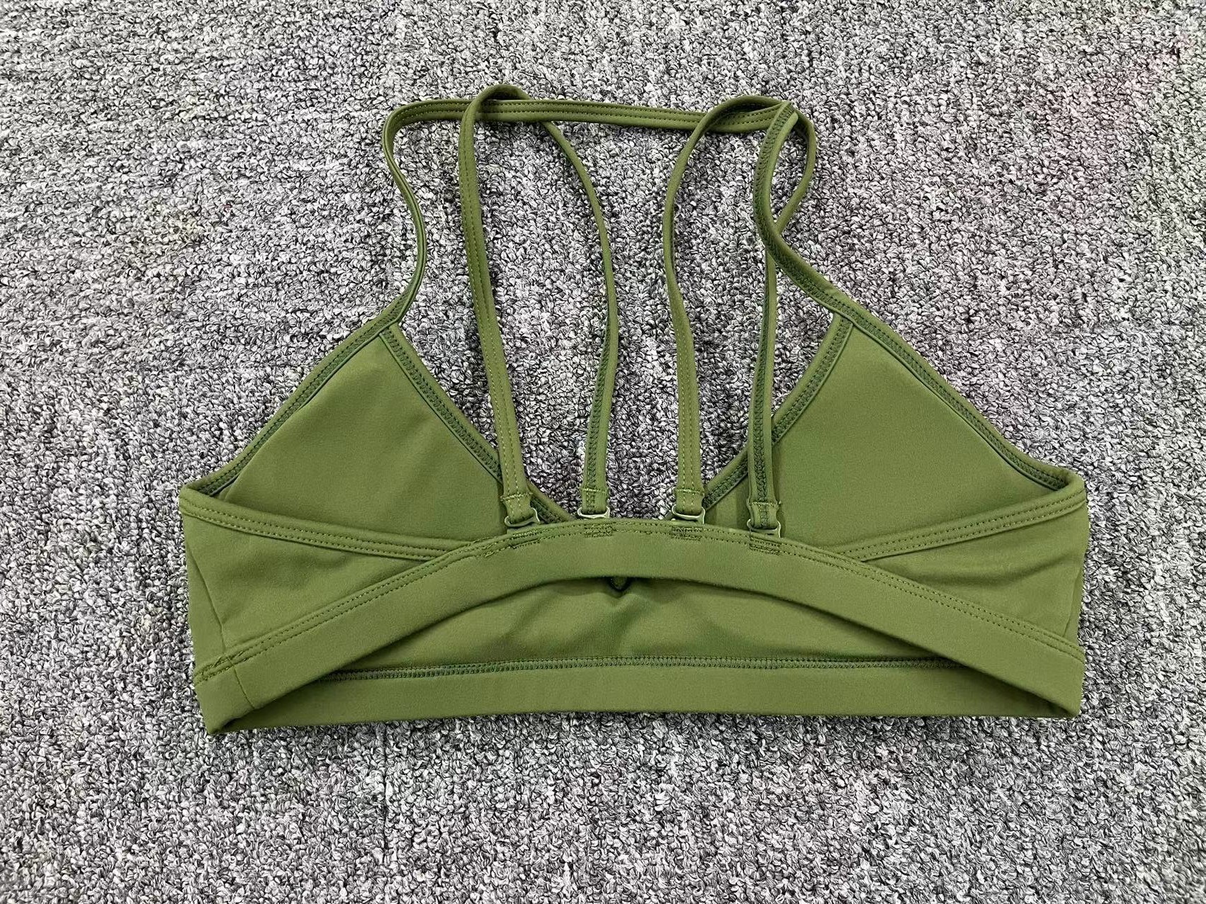 59g Weight Sleeveless Sleeve Length Nylon Fabric Type Short Top Length Halter Crisscross Tank Tops Type Gym, Yoga Occasion Halter Neck Neckline Solid Color Pattern Sports Style Sports Solid Color Nylon Halter Neck Active Tops Halter Crisscross Tank 30