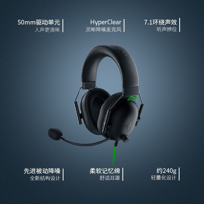 クロスボーダー BlackShark V2X Cyclone Black Shark v2x ゲーミング ヘッドセットに適しています。|undefined