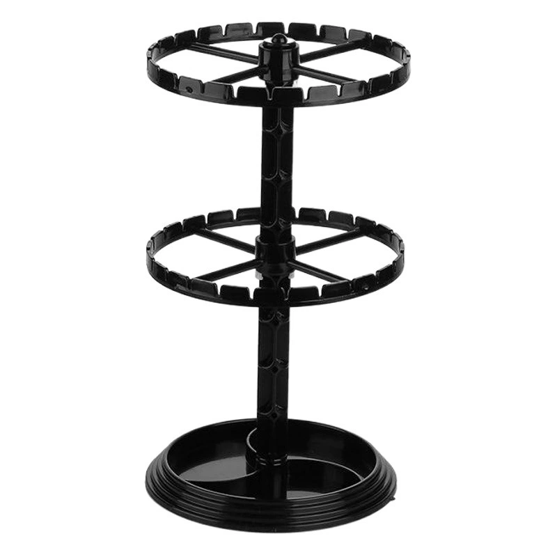 Многослойная вращающаяся стойка для хранения сережек, женская витрина для сережек, браслет-ожерелье, небольшая стойка для ювелирных изделий, поднос для украшений для резинок для волос