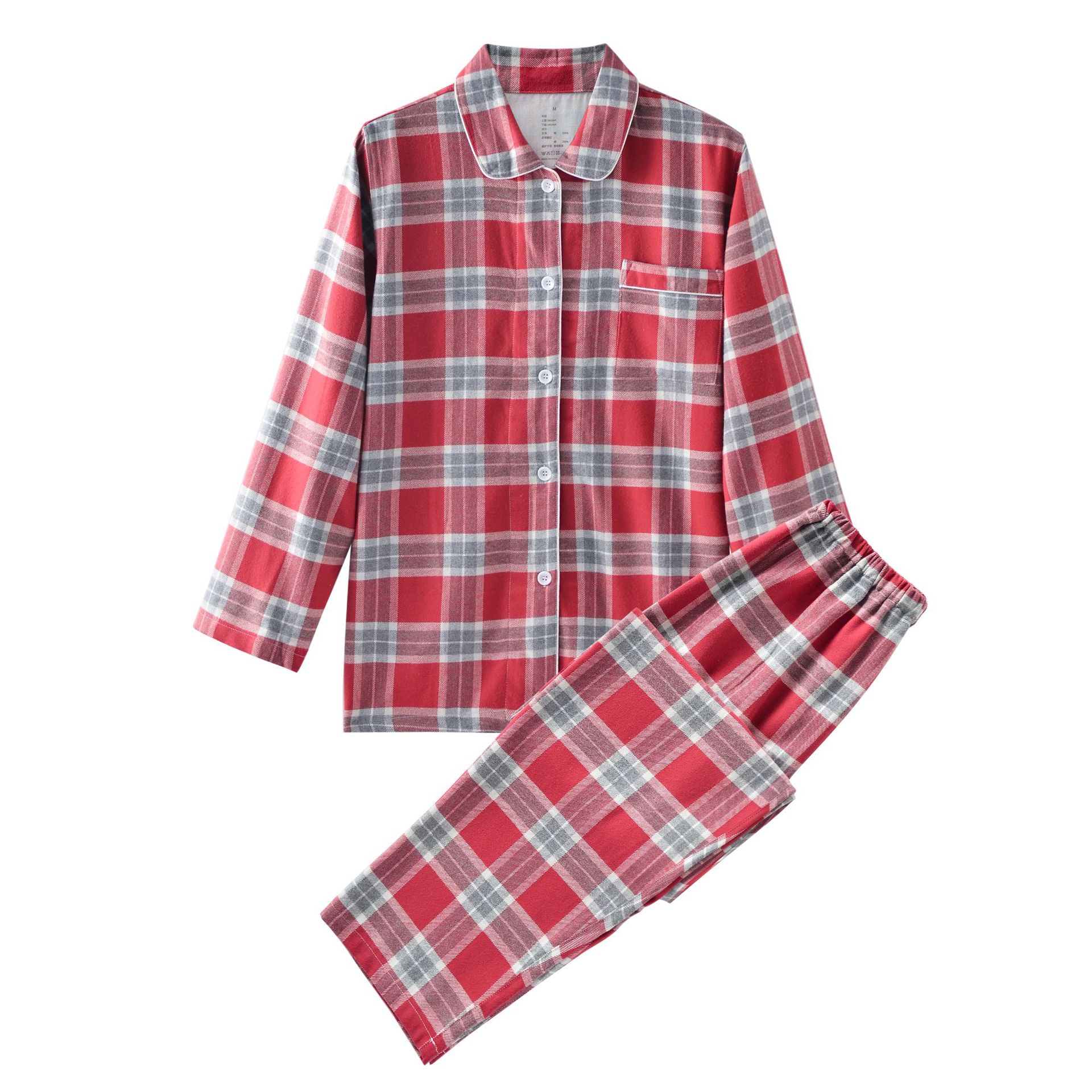 Women's tianzi red grid/flannel