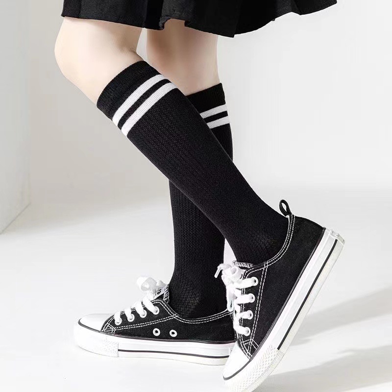 Calf socks black 1 pair