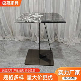 现代简约床头铁艺小圆桌客厅沙发边几角几阳台小茶几创意边桌摆桌