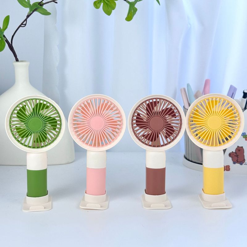 人気のハンドヘルドファンフルーツフラワー漫画 USB ハンドヘルド小型ファンポータブル屋外サイレントデスクトップ小型ファン|undefined