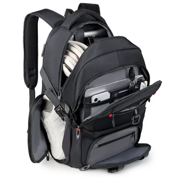 Cross-border in stock Casual Lightweight Men's and Women's Outdoor Travel Bag Large Capacity Backpack Men's Backpack Business Travel