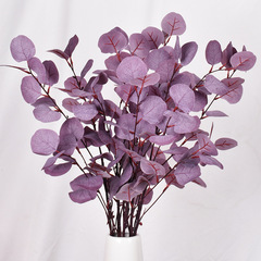 Simulated eucalyptus apple leaves, pulp money leaves, glued wedding decoration, flower arrangements, eucalyptus leaves, branches and green plants