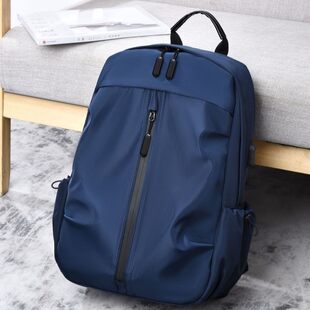 Fashionable laptop, universal capacious backpack for leisure for traveling, city style, business version