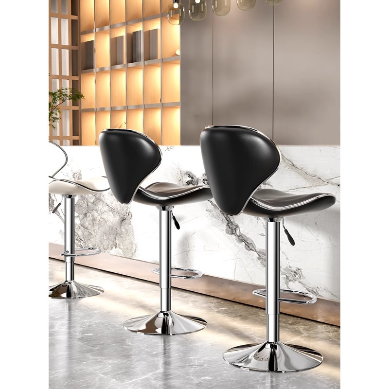 Silla de bar, hogar, lujo ligero, alta sensación, silla de isla, bar, silla de bar, silla de bar, taburete alto en la recepción image 4