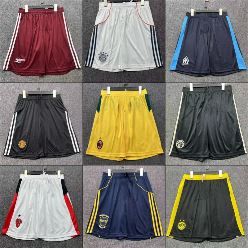 2526 Season Manchester United Sao Paulo Arsenal Fan Version Football Sports Breathable Shorts Cross-Border Hot Style One Piece