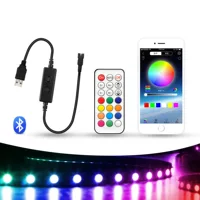 WS2811 light bar light strings TTL SPI single -key Bluetooth infrared 21 key APP fantasy controller