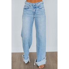 H 72937 Luxury Loose Wide Leg Jeans �������������ȿ� �羳��