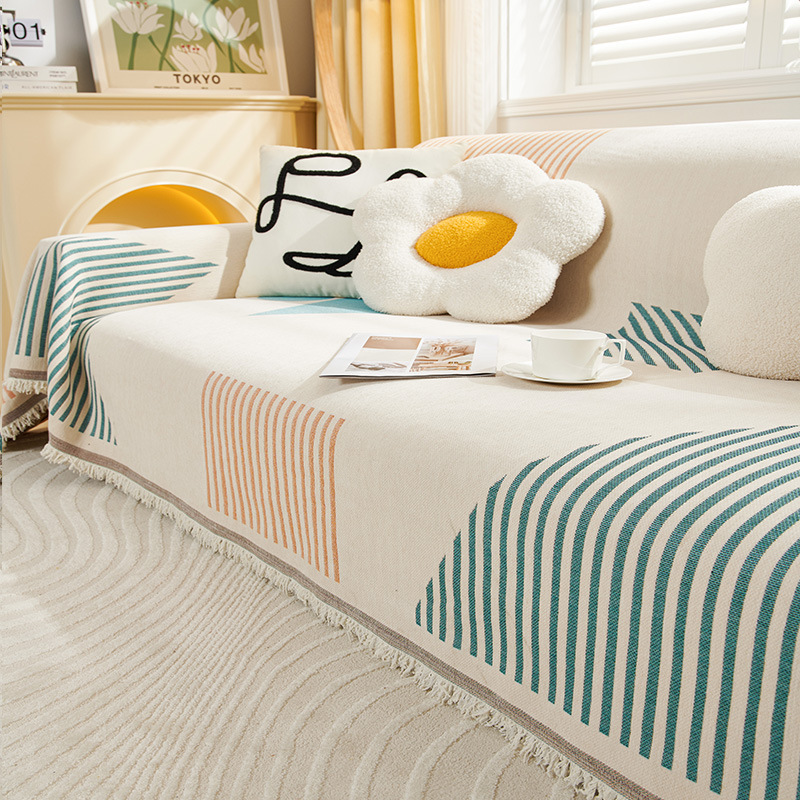 Nordic anti-rasguño gato sofá toalla cubierta sofá cubierta completa tela antideslizante cubierta estera Four Seasons universal Manta