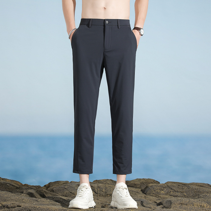 dark gray Trousers