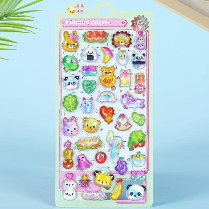 Children's three dimensional sticker, stickers, phone case, 3D