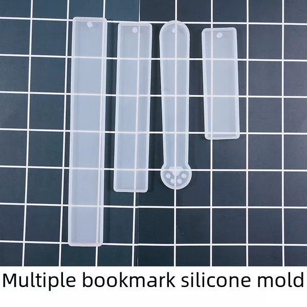 Crystal epoxy bookmark mold cat claw bookmark mold silicone mold diy mold AB glue mold