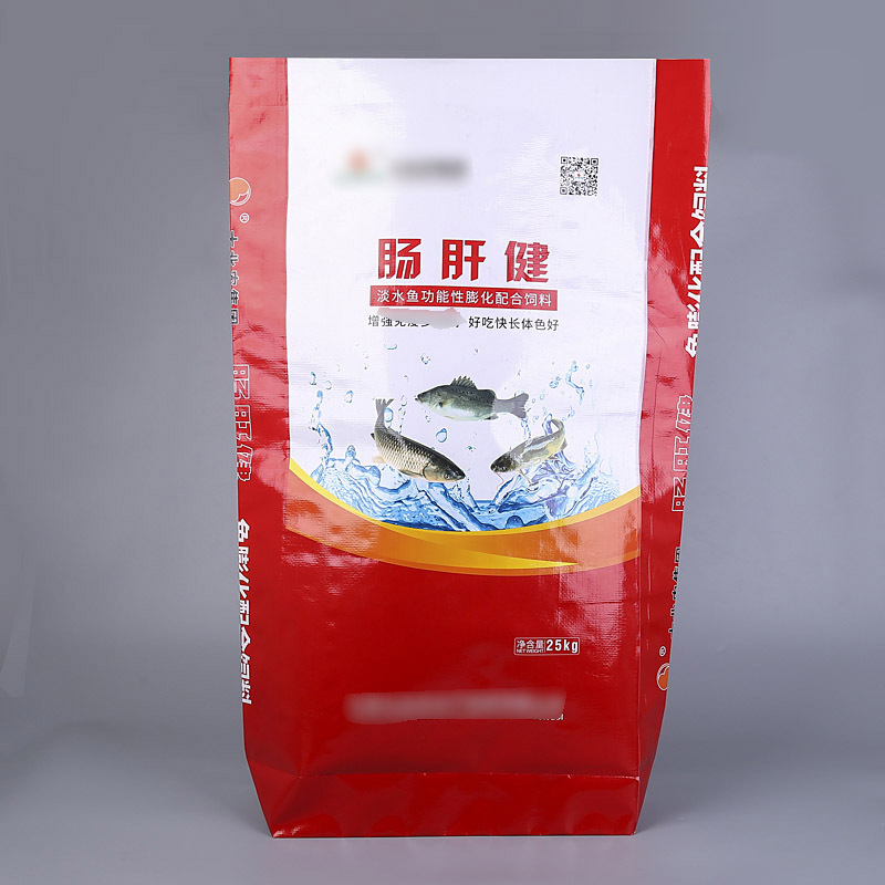 化肥饲料营养土包装袋 加厚覆膜救灾防汛袋 彩印塑料编织袋制作
