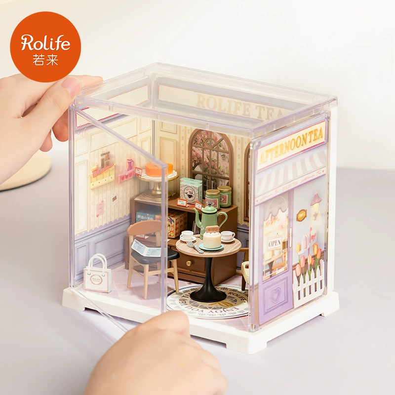 Small hut, three dimensional brainteaser, toy, DIY house