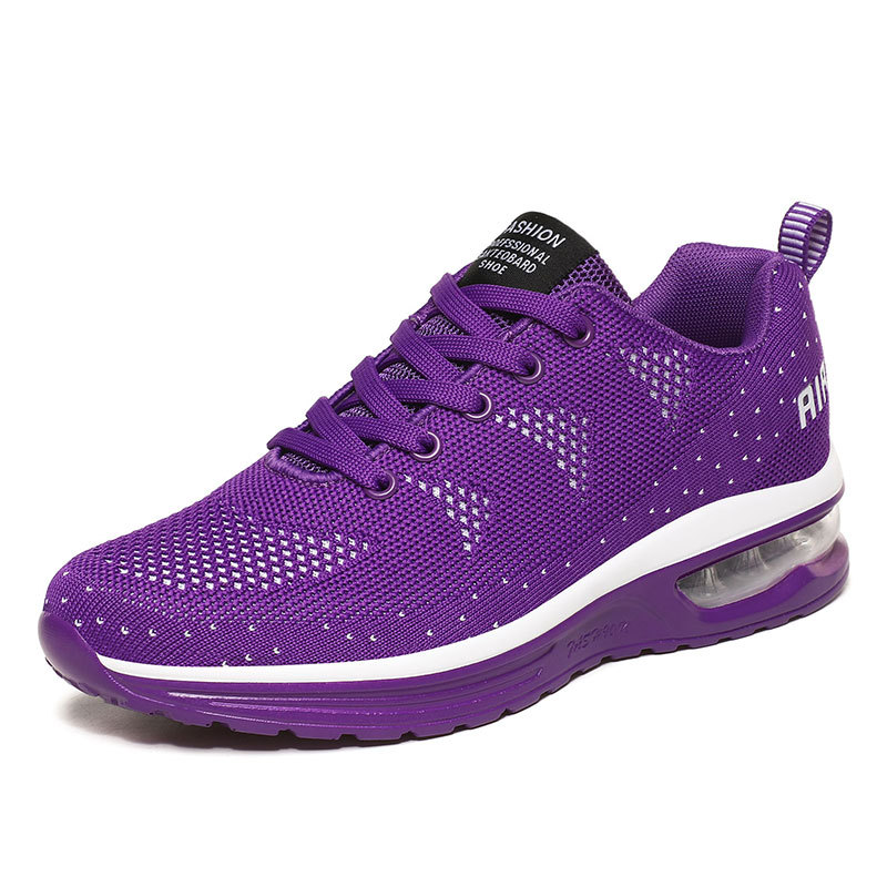 42 zapatos de tamaño grande 2021 primavera y otoño zapatos de mujer transfronterizos aire acolchado tejido volador zapatos deportivos de carreras casuales zapatos de viaje zapatos de malla skate image 7