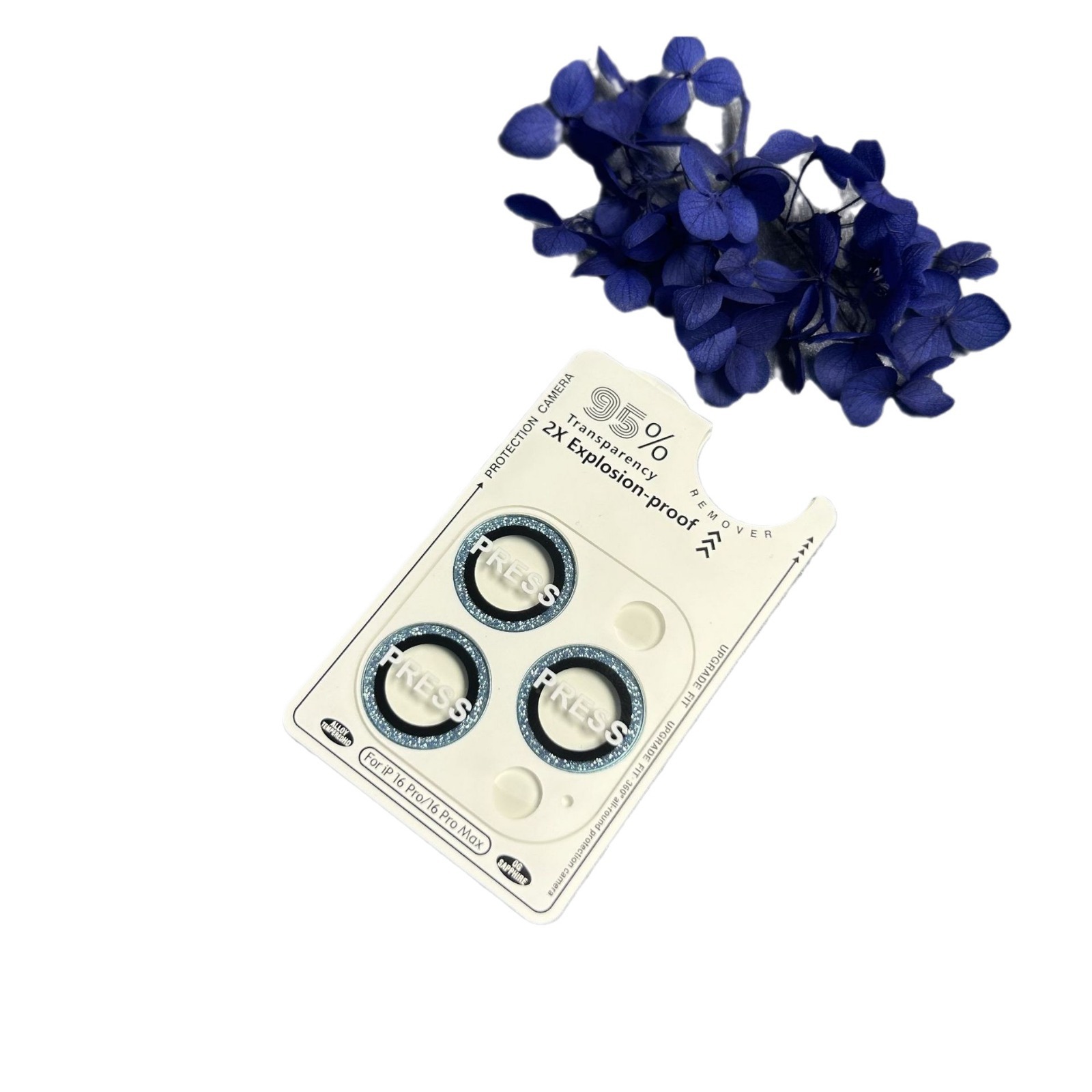 Aplicable a Apple 16promax Flash Powder Positioning Metal Lens Film Rear Camera Second Adhesive Hawk Eye Film Protector