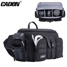 CADeN卡登单反多功能相机腰包 微单便携专业摄影包斜挎防水相机包