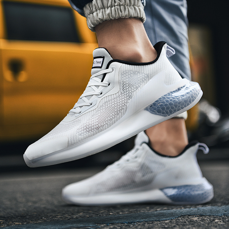 2026 Cross-Border New Breathable Mesh Casual Shoes Men's Shoes National Trend Lightweight White Sports Shoes Fashionable Mesh Running Shoes 2026 Cross-Border New Breathable Mesh Casual Shoes Men's Shoes National Trend Lightweight White Sports Shoes Fashionable Mesh Running Shoes