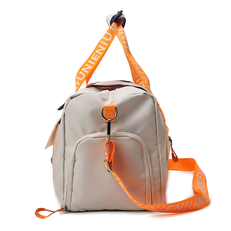 Bolsa de viaje de gran capacidad para mujer nueva bolsa de fitness de moda informal impermeable para hombre bolsa de equipaje de mensajero de todo fósforo para viajes de negocios