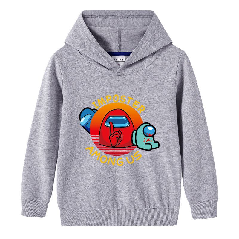 Among us boys' cotton hooded sweater for spring and autumn Among us boys' cotton hooded sweater for spring and autumn