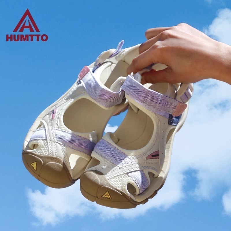 Haitu リバートレースシューズ女性の夏の滑り止め高速ウェーディングシューズアウトドアハイキング登山スポーツサンダル通気性サンドエクスパンダブル|undefined