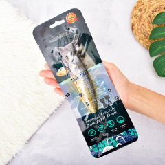 Baked Bone Steam Whole Fish Cat Snacks Pet Steamed Fish Sticks Cat Wet Food Pack Cat Tuna For Kittens