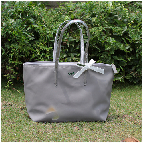 Large Horizontal L French New Crocodile Women's Handbag Shopping Bag Large Capacity Shoulder Bag Handheld Dumpling Bag Tote Bag