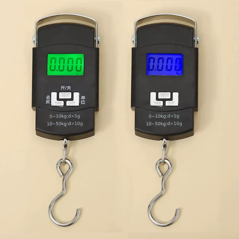 厂家直销便携式电子秤吊钩秤手提电子计数称高精度小型食物手提秤