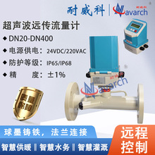 一体式分体式远传法兰传感器 消防水液体流量计 超声波远传流量计