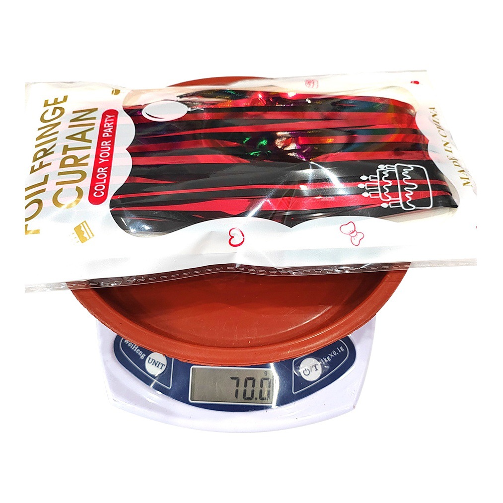 Transfronterizo Amazon 2m cortina de seda de lluvia colorida doble color brillante fiesta de cumpleaños suministros borla cortina de seda de lluvia