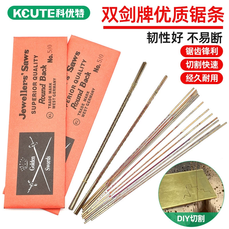Проволочная пила, пильное полотно ручной работы, пила для латте-арта для ювелирных изделий, специальная проволочная пила для деревообработки из мягкого металла, модельная пила для золота, серебра и меди, ультратонкая