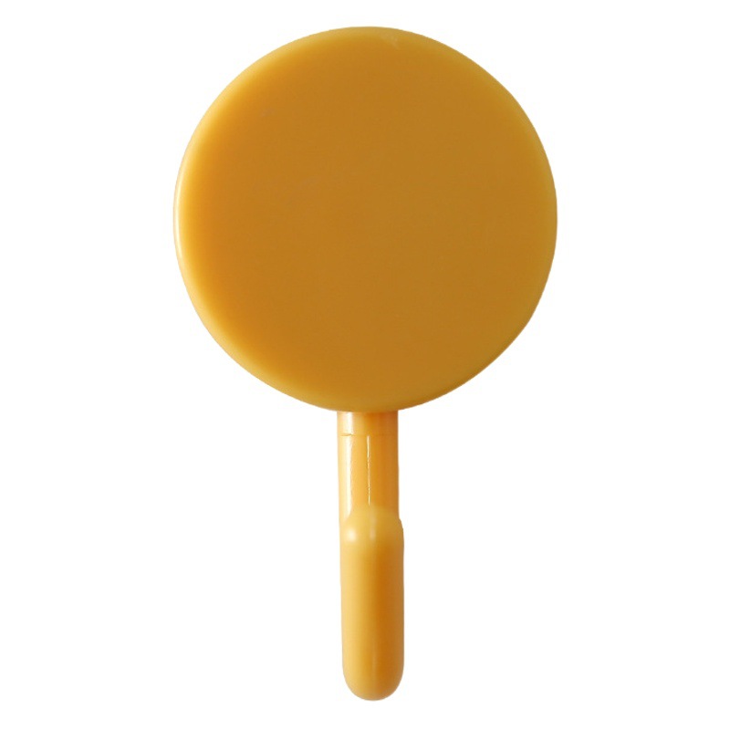 Macaron Hook Seamless Cute Sticky Hook Plastic Scandinavian Hook Kitchen Bathroom Colorful Punch-Free Clothes Hook