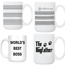 亚马逊temu一件DIY支持取件15OZ白杯11OZ黑杯白杯变色杯双彩杯广