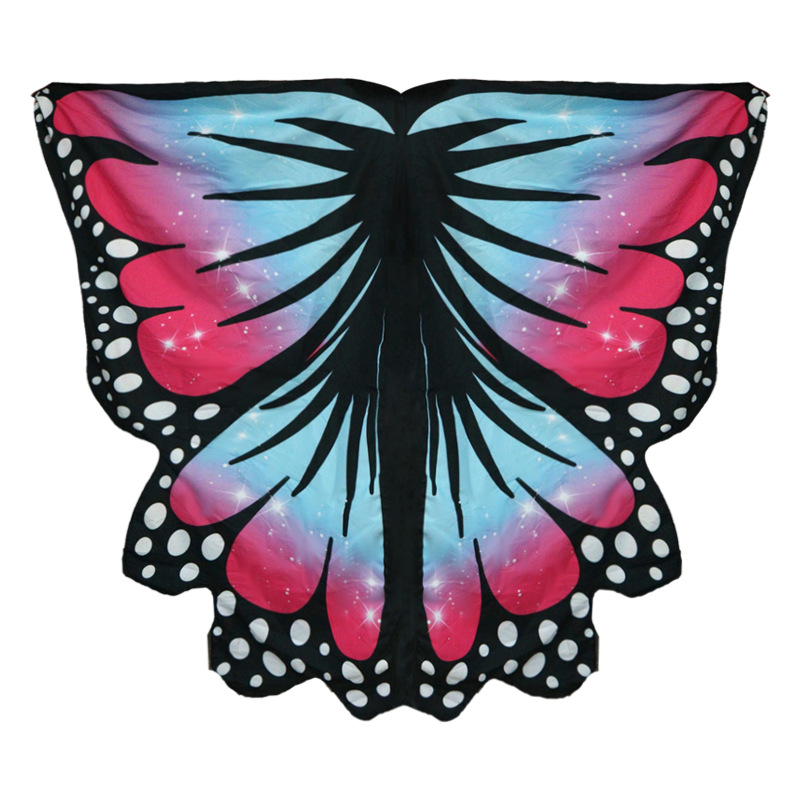 Color de todo el cuerpo COS show de baile rayas alas mantel lazos mantel in viento rojo en línea el mismo props de fotografía