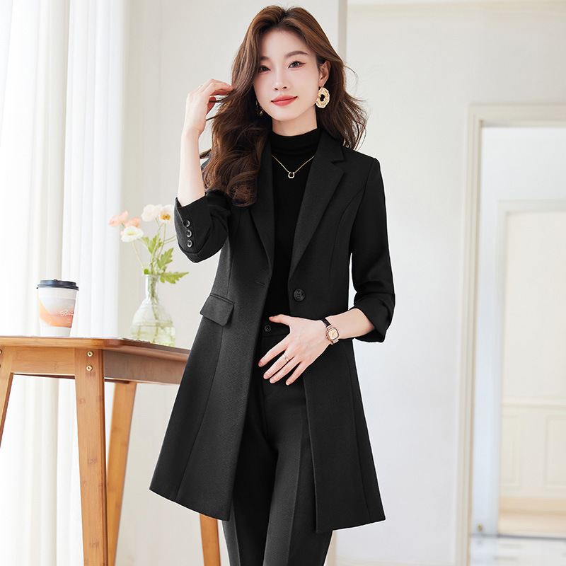 Elegant autumn classic suit jacket